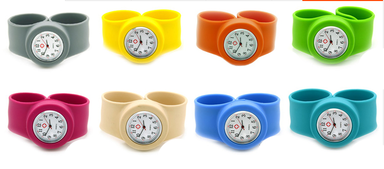 Customised Design Silicone Slap Watches