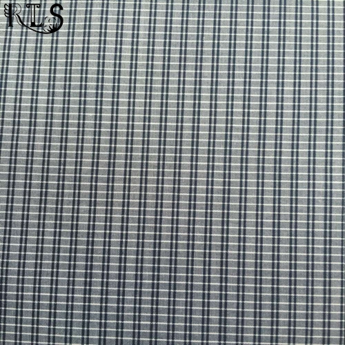 Cotton Poplin Woven Yarn Dyed Fabric for Garmrnts Shirts/Dress Rls70-2po