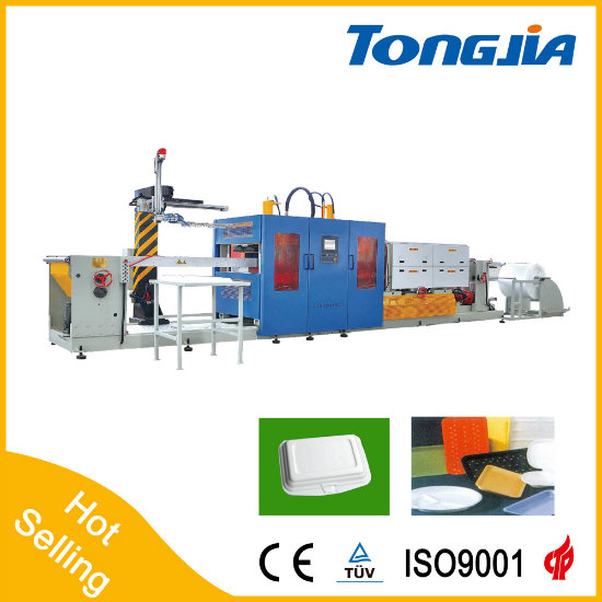 Fully Automatic Foamed PSP Fast Food Container Extruder and Vacuum Machine