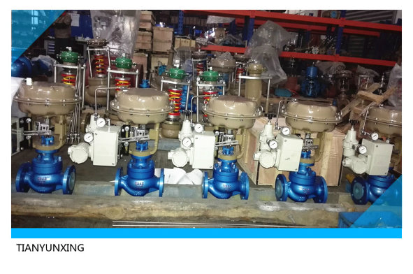 Pneumatic Modulating Valves with Position Actuator Switch Solenoid