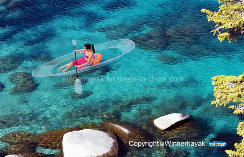 100% Clear Sit on Top Transparent Kayak (VUE-1)