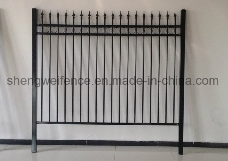 Factory Spear Top Metal Fence/Powder Coated Fence Panels