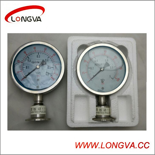 Sanitary Stainless Steel Diaphragm Type Pressure Gauge