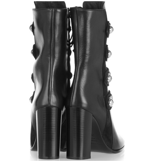 New Arrival Classical Black Women Boots with Side Zipper (HS17-076)