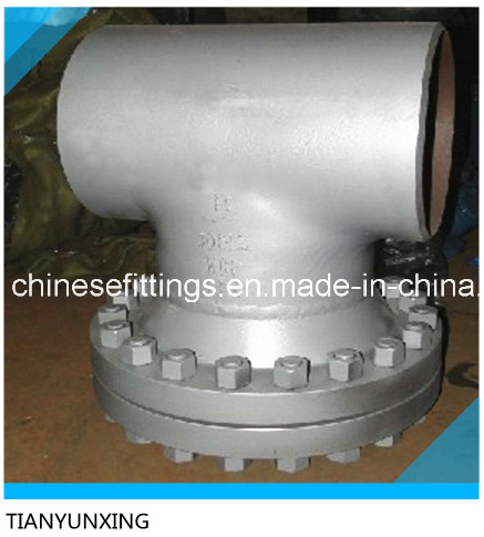 DIN Carbon Steel Butt Welding End Tee Strainer