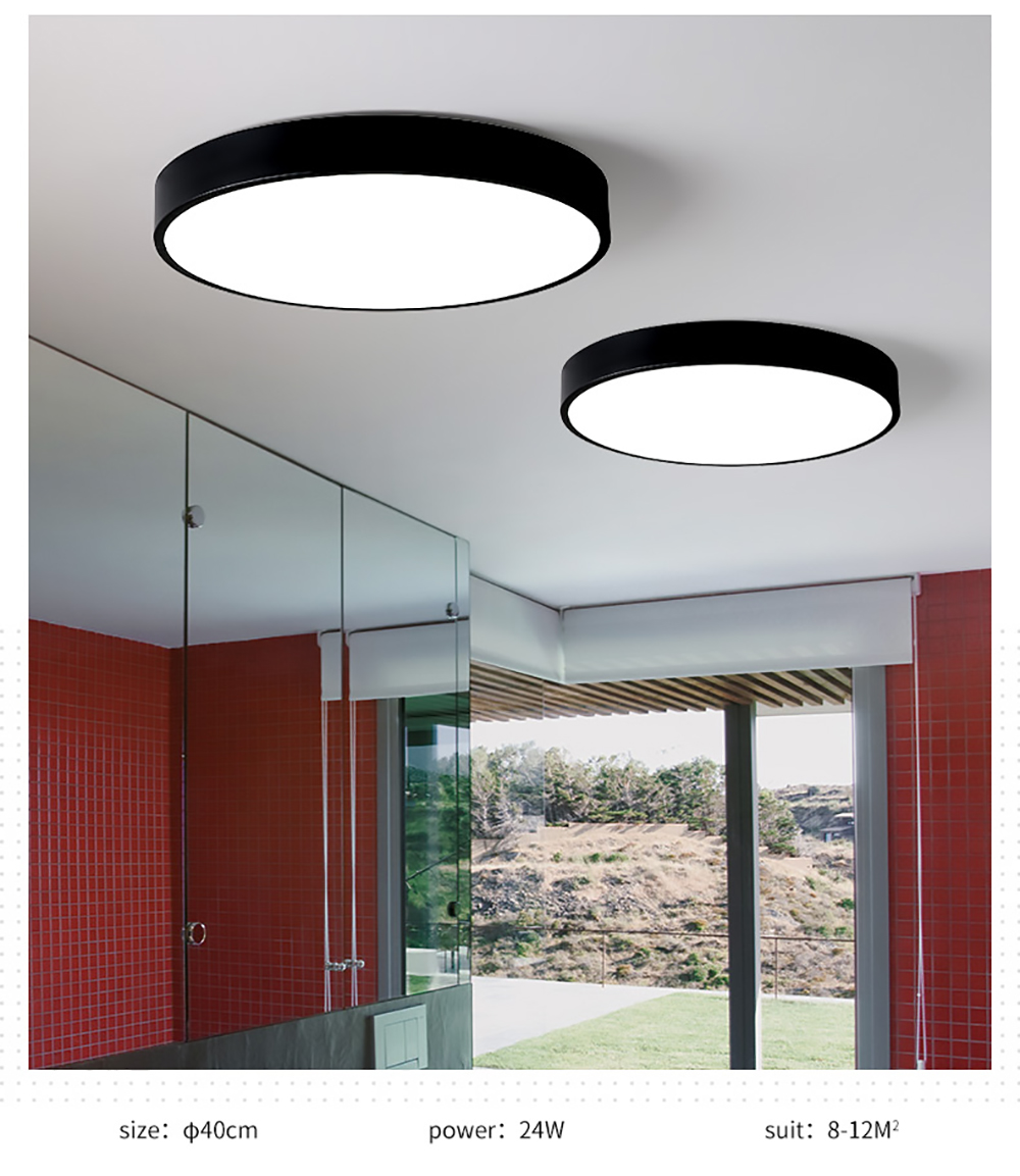 Surface mounted ceiling light