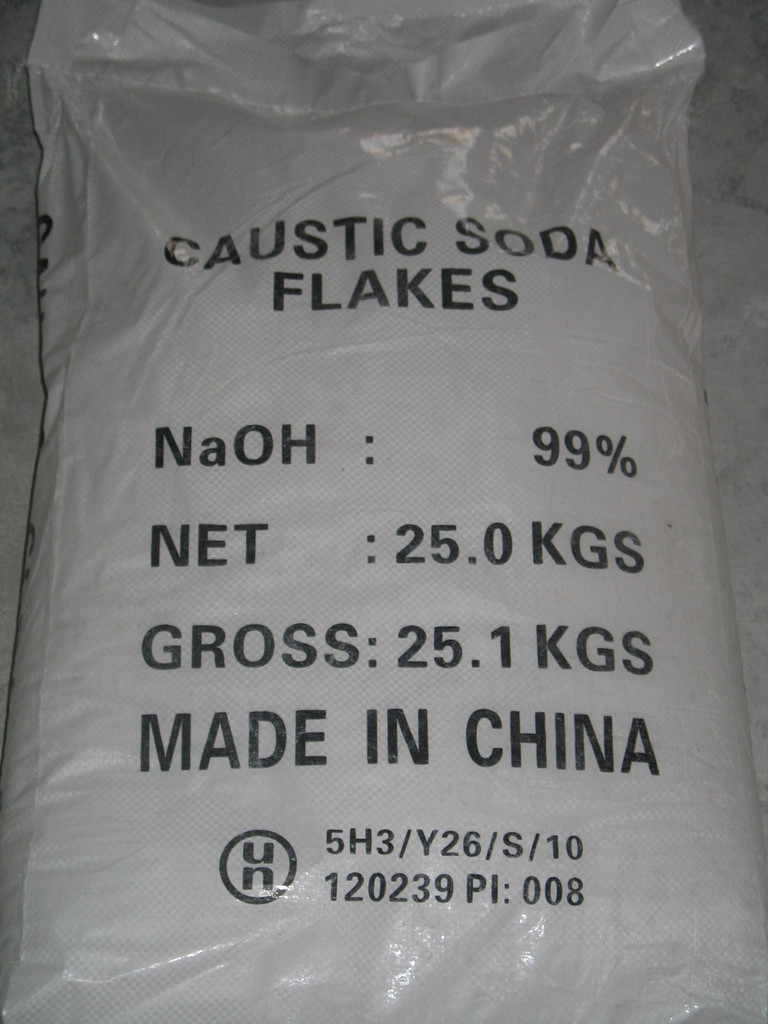 High Quality Caustic Soda Flakes (99%) Min with SGS Certificate