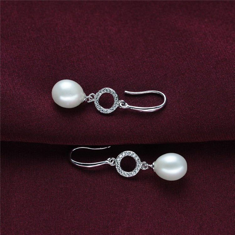 Long Style Natural Real Pearl Earring Jewelry