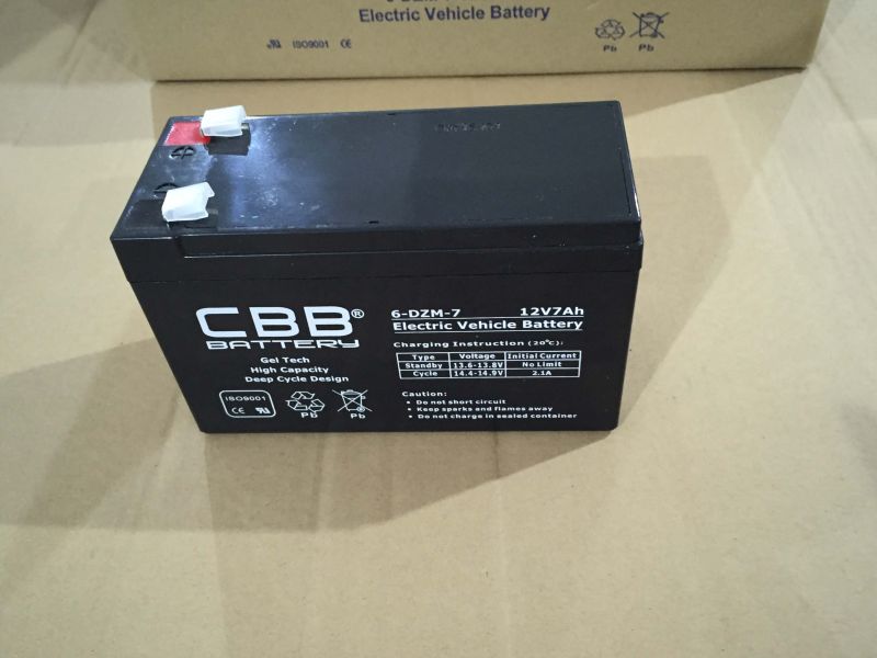 Cbb 12V 7ah Electric Scooter 6-Dzm-7 Ebike Battery