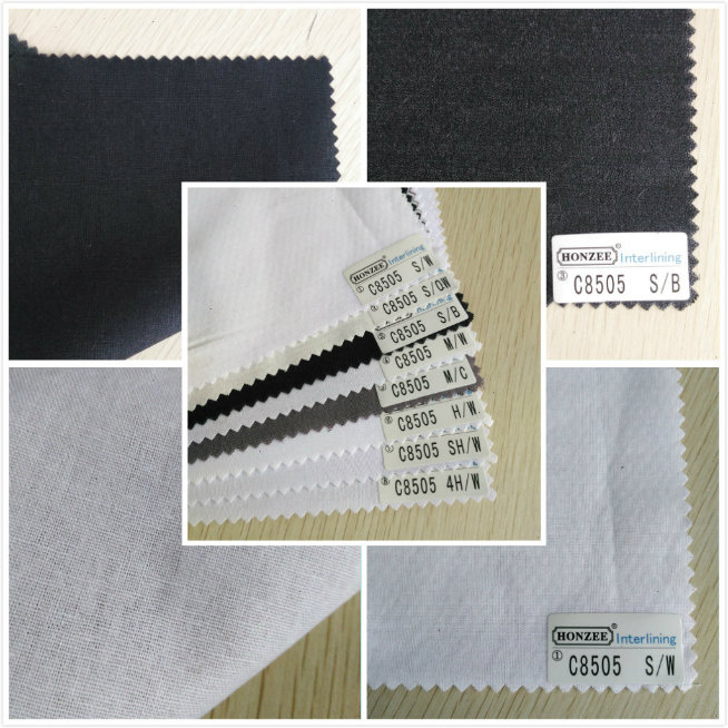 Woven Fabric for Garment Interlining