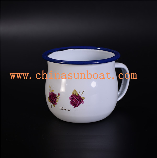 Sunboat Tableware Kitchenware/ Kitchen Appliance Enamel Baking Cup Enamel Cup Measuring Cup Coffee Cup