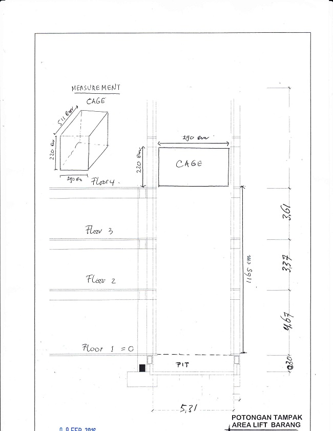 Cargo Elevator Winch