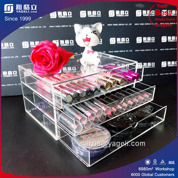 Factory Direct Sale Fashion Acrylic Cosmetic Displays