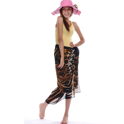 Classical Leopard Pattern Polyester Sarong