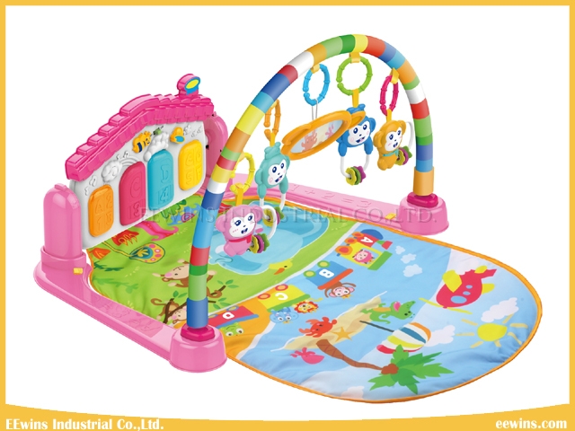 Quality and Safety Kick & Play Piano Gym Toys Baby Play Mat with 3 Pattern for Baby