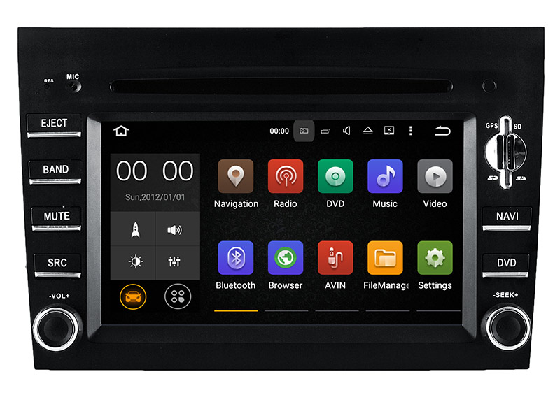 Android 5.1 Auto DVD Player for Prosche Cayman/911/977/Boxter GPS Navigatior with WiFi Connection Hualingan