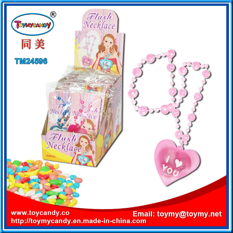 Jewelry Flash Necklace Toy Candy for Girls