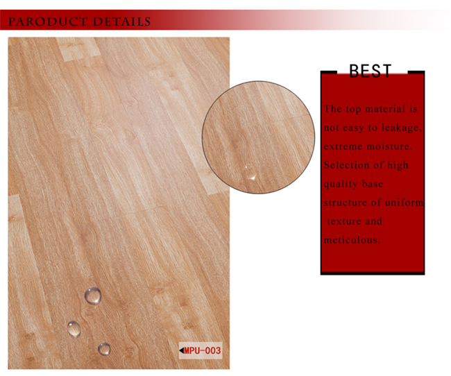 Vinyl Plank 8.3mm E0 HDF AC3 Parquet Oak Waxed Edge Laminate Wooden Flooring