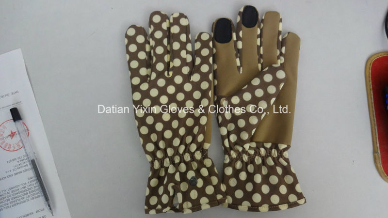 Lycra Fabric Glove-Nubuck Palm Glove-Garden Glove-Labor Glove-Work Glove