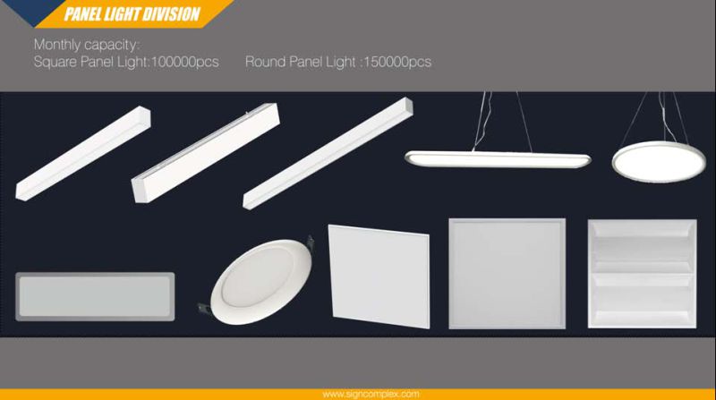 High Quality 2X2 Feet 600*600mm Ceiling Mounted Light LED Slim Panel Lighting Fixture with Ce RoHS ERP