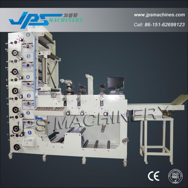 Jps480-6c-B 480mm Six-Colour Sticker Label Flexographic/ Flexo Printing Press