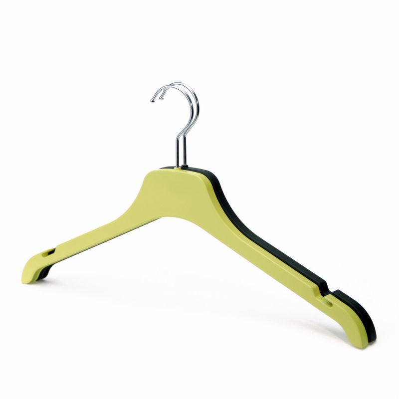 Rubber Coated Plastic Hanger for Shirt