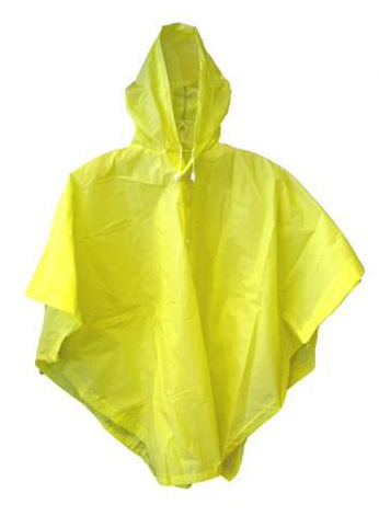 100% PVC Adult's Rain Poncho Waterproof Poncho Workwear Work Clothes