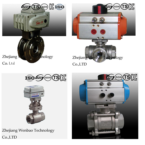 Electric Motorized 2PC Ball Valve for Industrial Use
