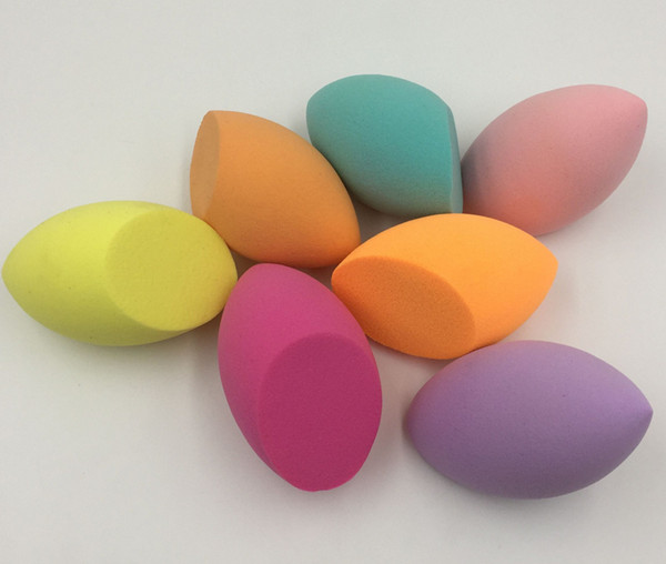 Olive Cut Shape Non-Latex Makeup Sponge Latex Free Hydrophilic Sponge Beauty Blender