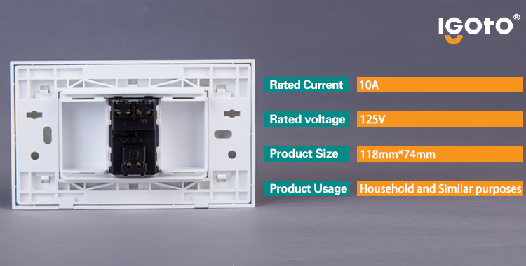 International Wall Socket for Peru Market