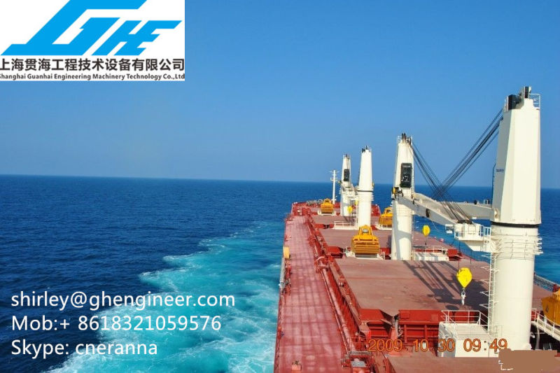 35t Bulk Cargo Marine Deck Crane ABS