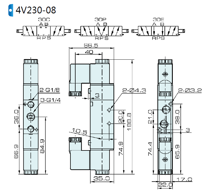 5/3 Way Solenoid Valve