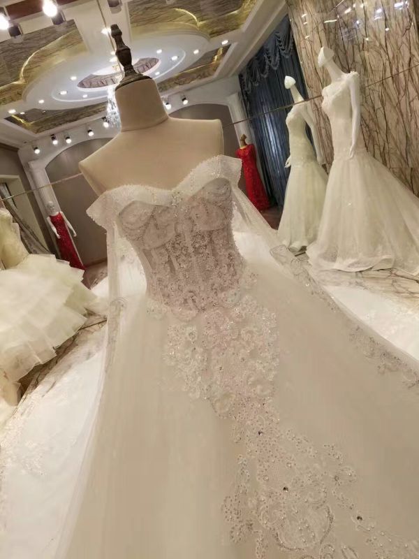 Luxury Princess/A Line Marriage Wedding Dresses