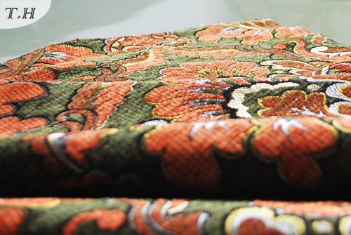 Double Chenille Yarn Dye Sofa Fabric by Good Quality