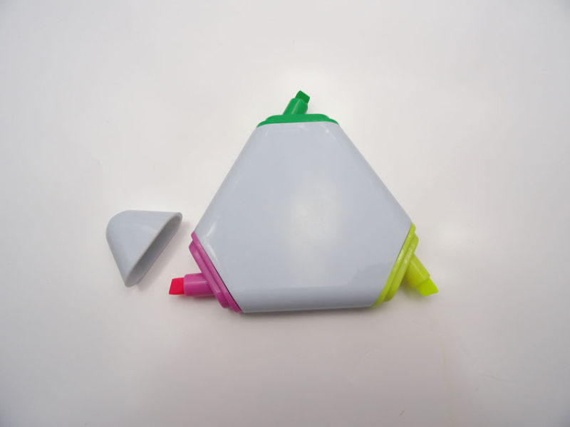 3 in 1 Triangle Shape Highlighter Pen for Promotion