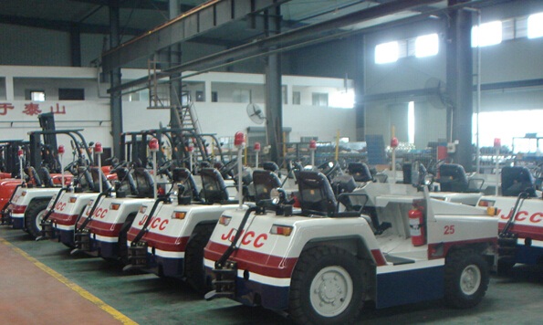 The Jingjiang 3 Ton Diesel Baggage Tow Tractor