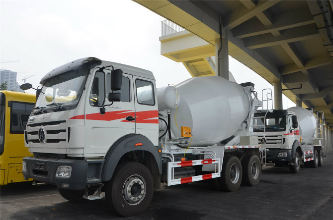 Beiben 6X4 8m3 Capacity Concrete Mixer Truck