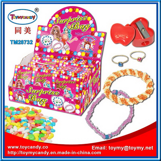 Small Toy Surprise Bag Toy with Candy