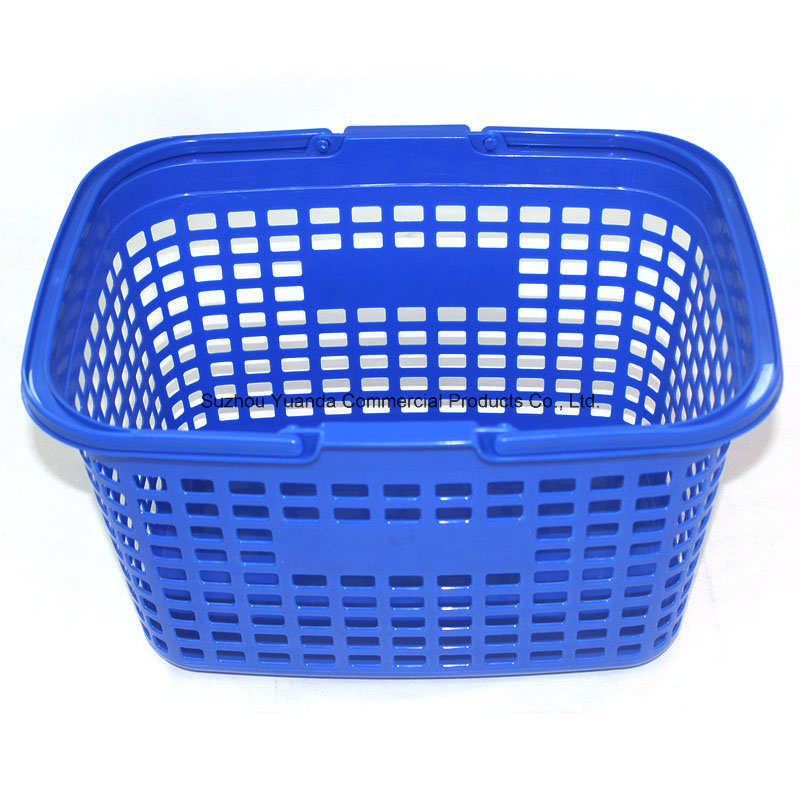 Zc-1 New PP Material Plastic Supermarket Hand Basket