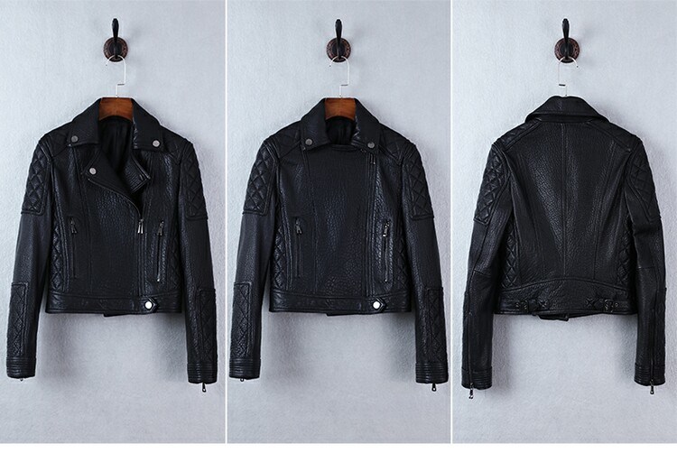 New Design Hot Sales Women's Genuine Leather Jacket