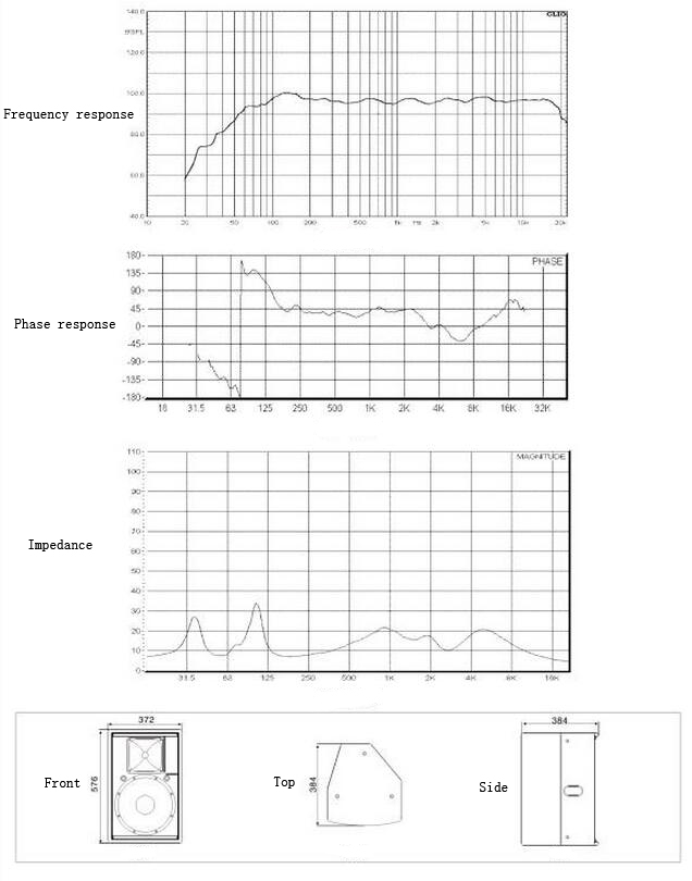 Zsound P12 12 Inch Professional Jazz Music Loudspeaker System Consultant