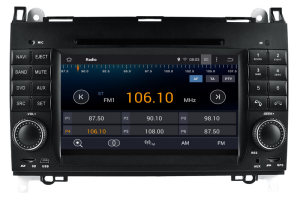 Android 5.1/1.6 GHz Portable DVD Player Car DVD GPS for Mercedes Benz a/B 2012 Before with WiFi Connection Hualingan