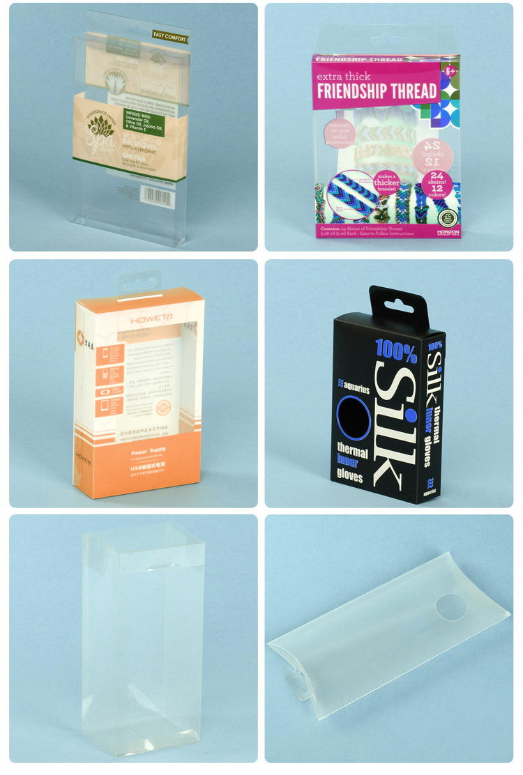Custom Transparent Clear Packing Plastic Box (printing package)