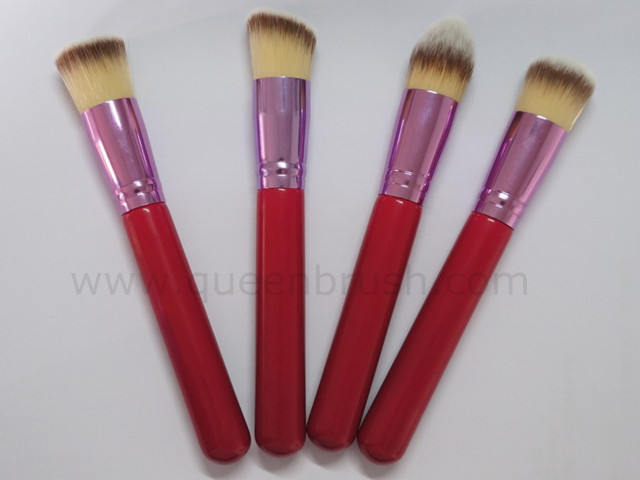 Free Sample 4PCS Synthetic Powder Brush Set Cosmetic Tools