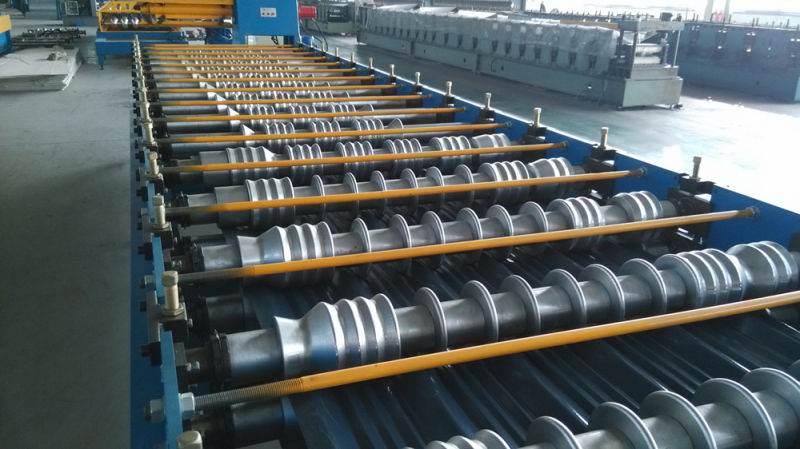 Glazed Roofing Steel Tile Making Roll Forming Machine