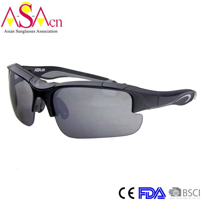 Men's Fashion Designer UV400 Protection PC Sport Sunglasses (14369)