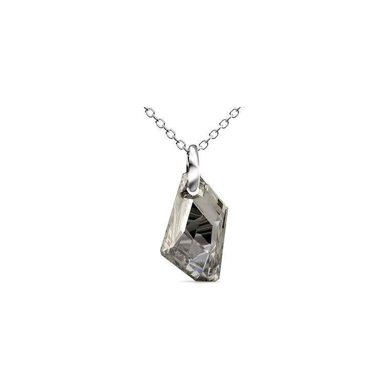 Destiny Jewellery Crystal From Swarovski Silver Knight Pendant & Necklace