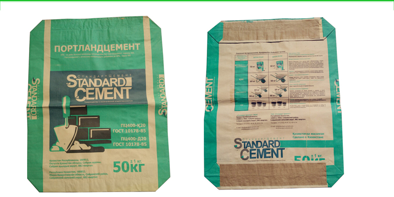 Cement Paper Bag Making Machine with 4 Colors Printing in Line