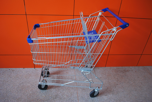 Asian Style Shopping Trolley on Wheels