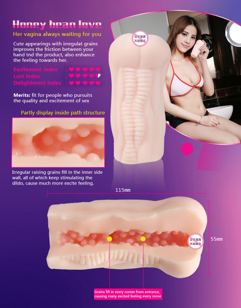 Best Seller Artificial Silicone Vagina for Men Masturbation Ij-S10053